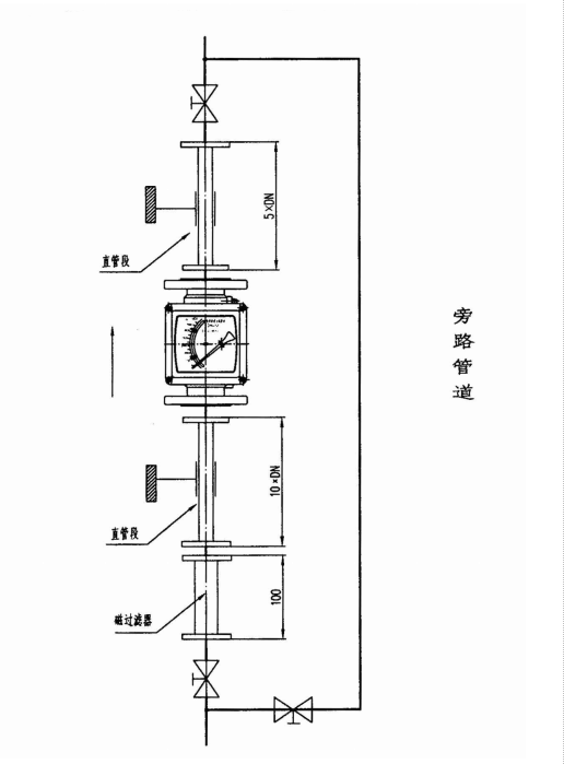 液氨用流量計(jì)結(jié)構(gòu)示意圖
